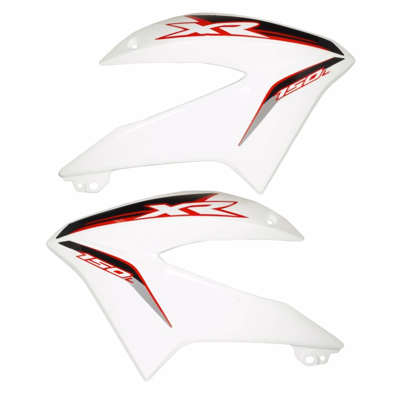 TAPAS LATERALES BLANCAS SUNGO P/ XR-150L (PAR)