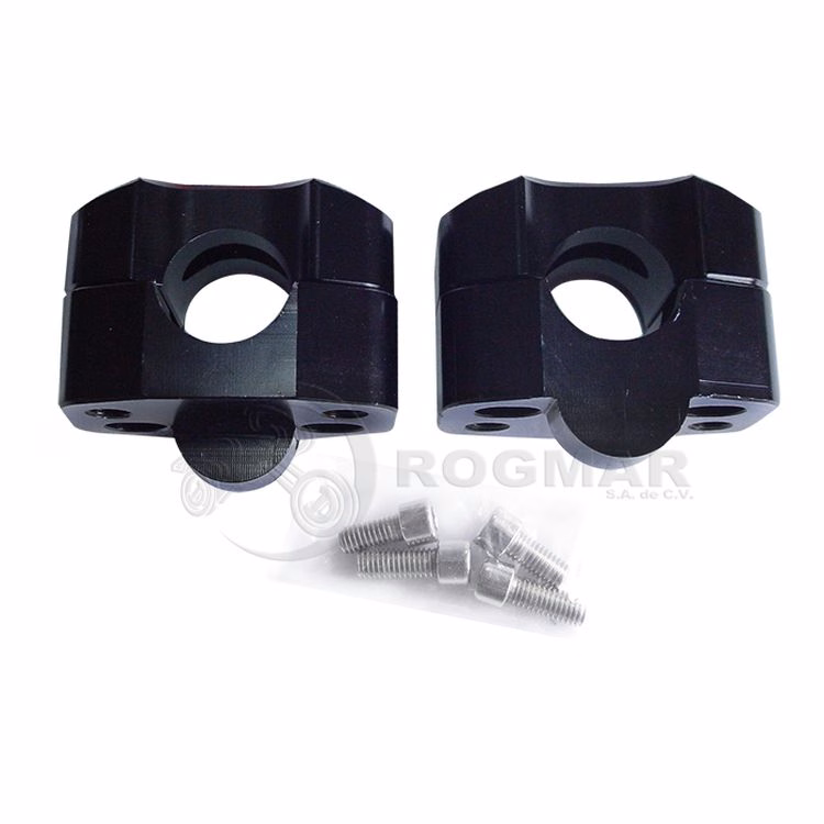 SOPORTE MANUBRIO SUNGO UNIVERSAL NEGRO 22.2MM (JUEGO)