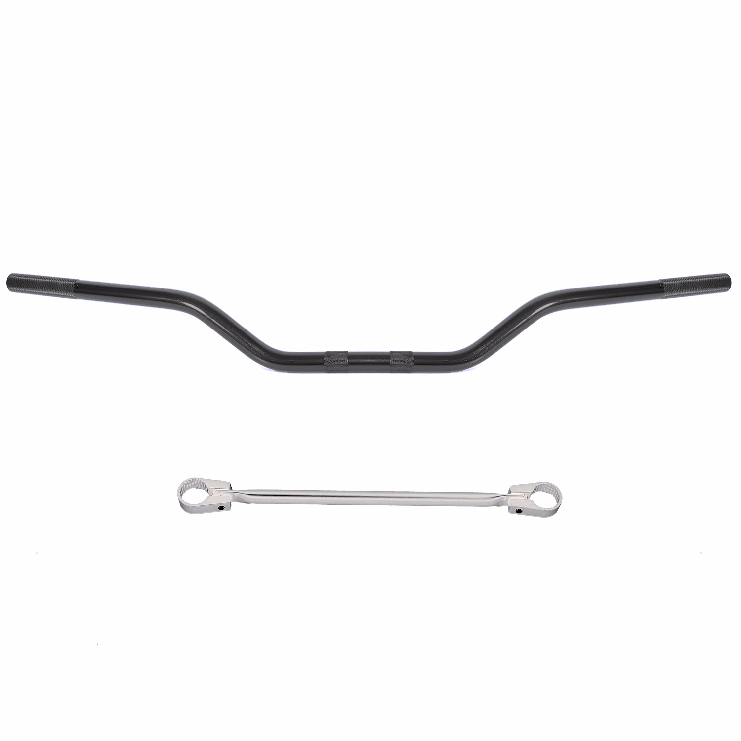 MANUBRIO TECHX2 ALUMINIO TIPO CROSS NEGRO