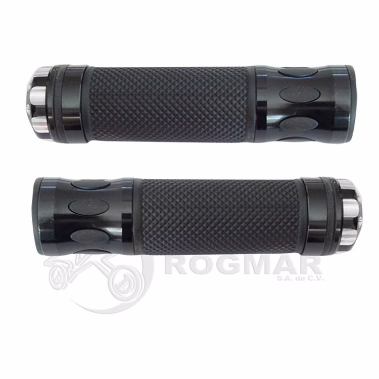 PUÑOS CROMO/NEGRO SUNGO UNIVERSALES SL-280 (PAR)