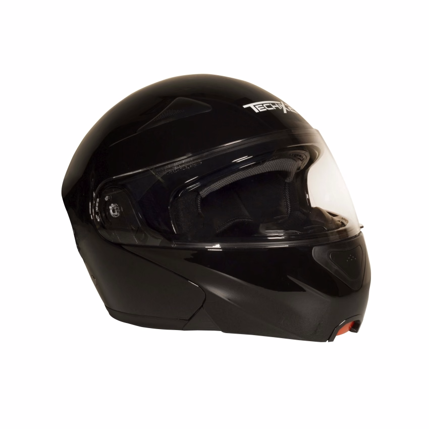 CASCO TECHX2 FORCE TX-901 ABATIBLE NEGRO C/ LENTE INTERNO TALLA: G (PRECIO POR PIEZA) (DE 1 A 5 PIEZAS) NORMA EUROPEA ECER22-05 Y NORMA AMERICANA DOT
