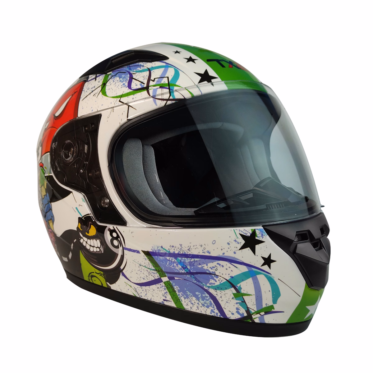 CASCO TECHX2 TX-815 INFANTIL GRAFICOS "LOBO"TALLA: EG (PRECIO POR PIEZA) (DE 1 A 5 PIEZAS) NORMA EUROPEA ECER22-05