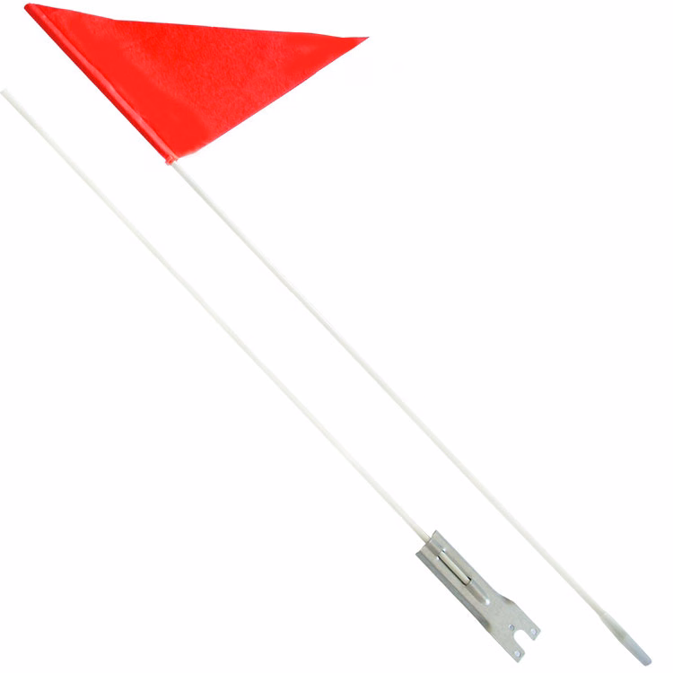 BANDERIN FLEXIBLE 1.8M ROJO (VENTA MINIMA 10 PIEZAS )