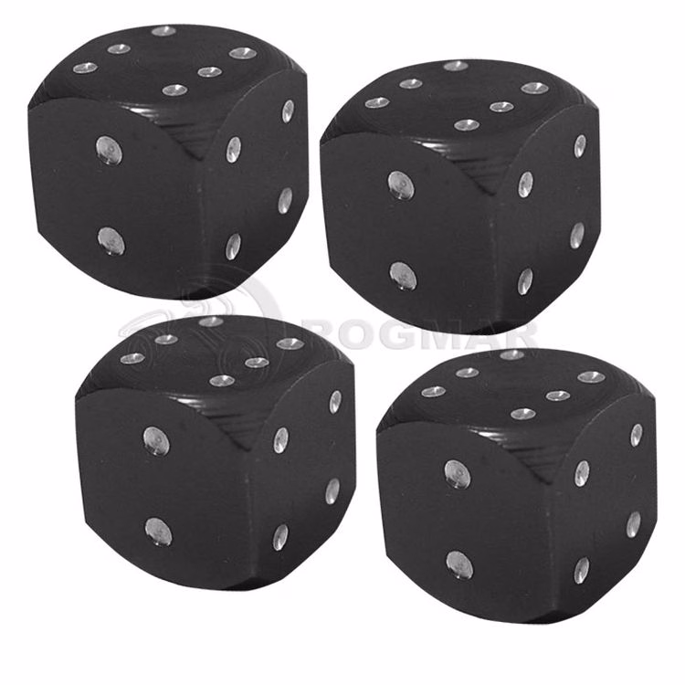 TAPON VALVULA DADOS NEGROS (PAR)