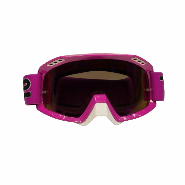 GAFAS PROTECTORAS PARA MOTOCICLISTA (GOGGLE) TECHX2 ROSA C/ MICA TORNASOL CG10