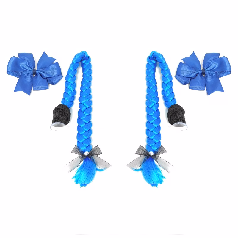 TRENZA PARA CASCO AZUL (PAR)