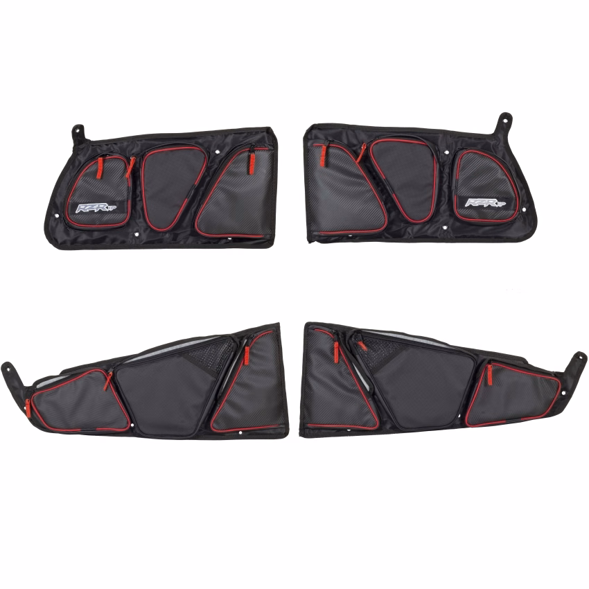 MALETA PUERTAS P/ RZR 1000 4 PLAZAS (JUEGO 4 MALETAS) (NEGRA)