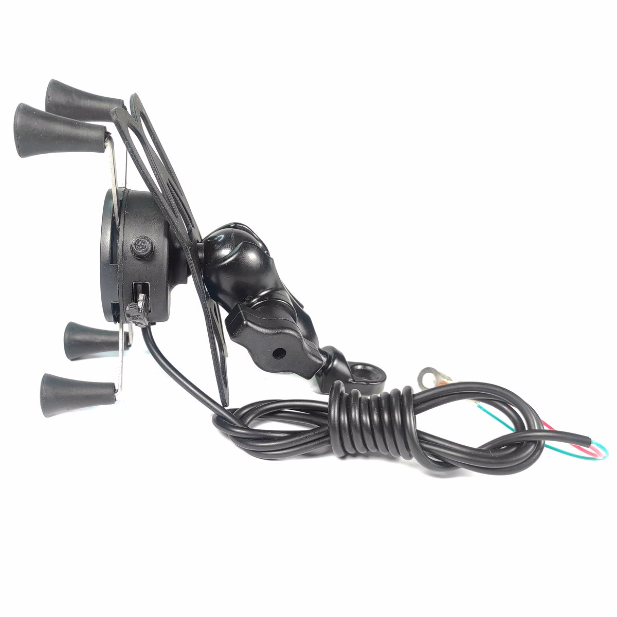 CARGADOR PARA CELULAR TECHX2 CON SOPORTE NEGRO SCG-09 VOLTAJE DE ENTRADA: 12-24V, VOLTAJE DE SALIDA: 5V 2.1A