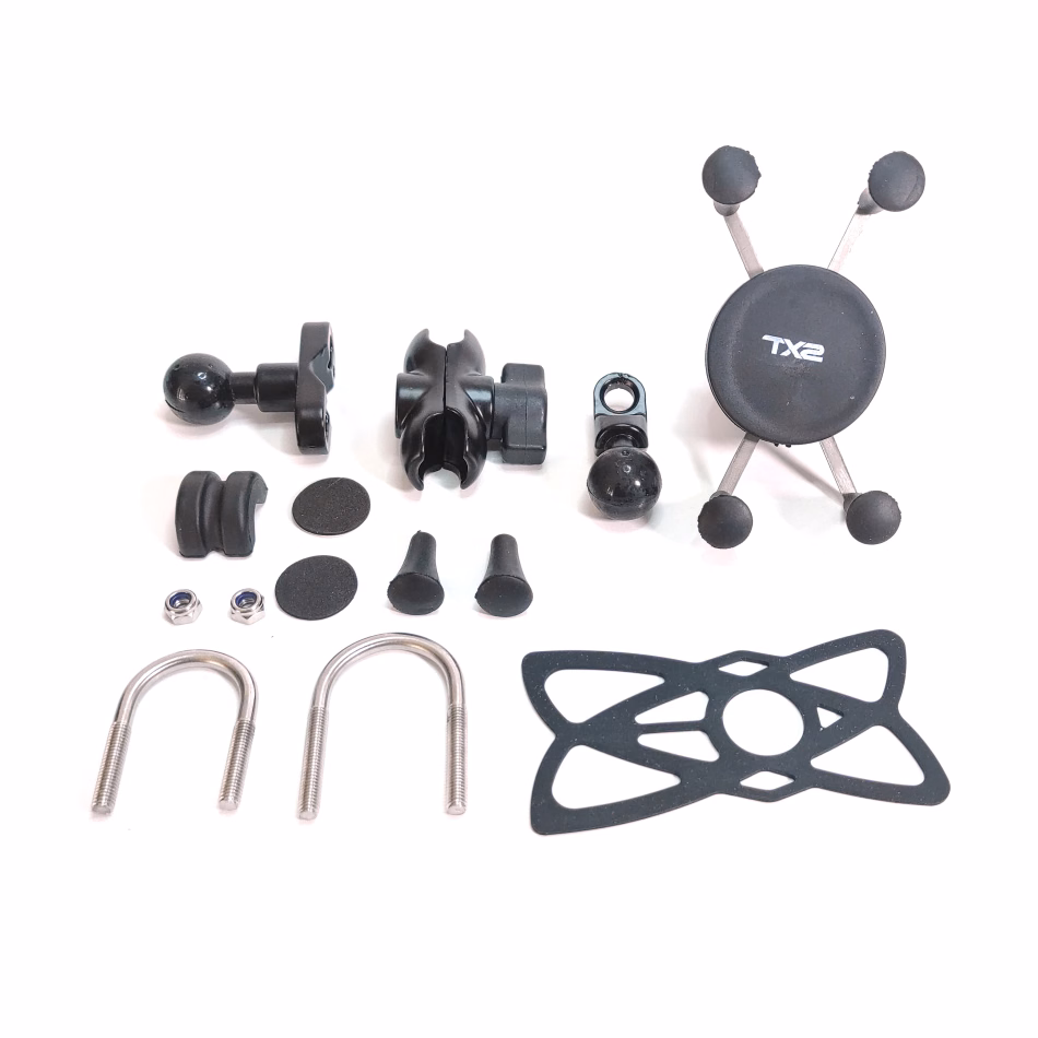 SOPORTE PARA CELULAR TECHX2 NEGRO SCG-18 (JUEGO)
