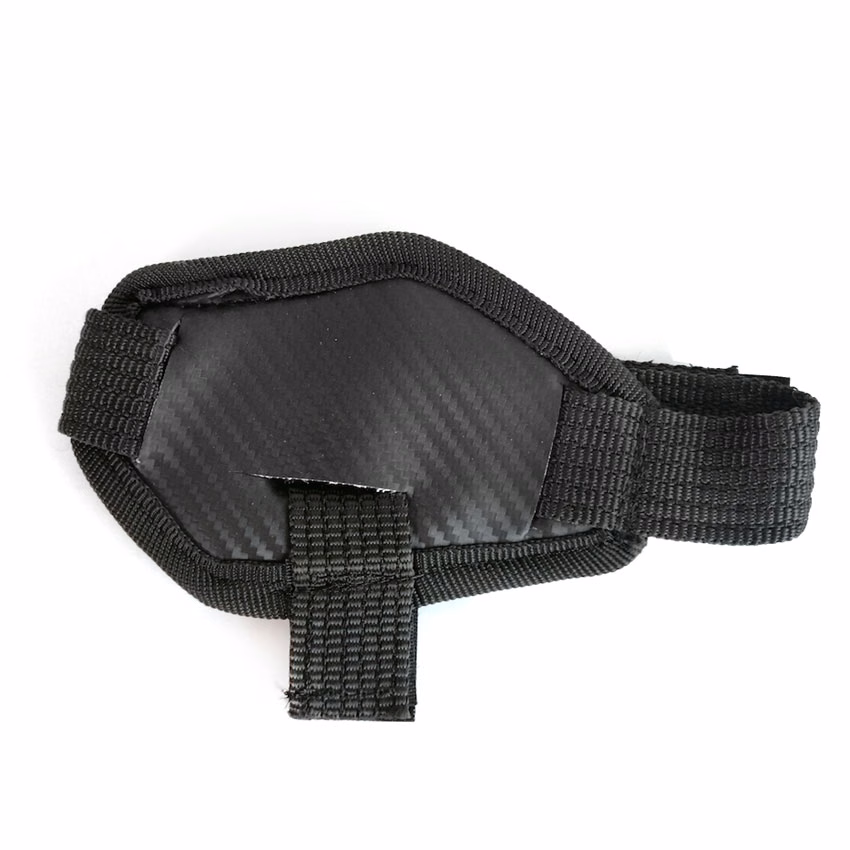 PROTECTOR CALZADO PLASTICO NEGRO C/ VELCRO