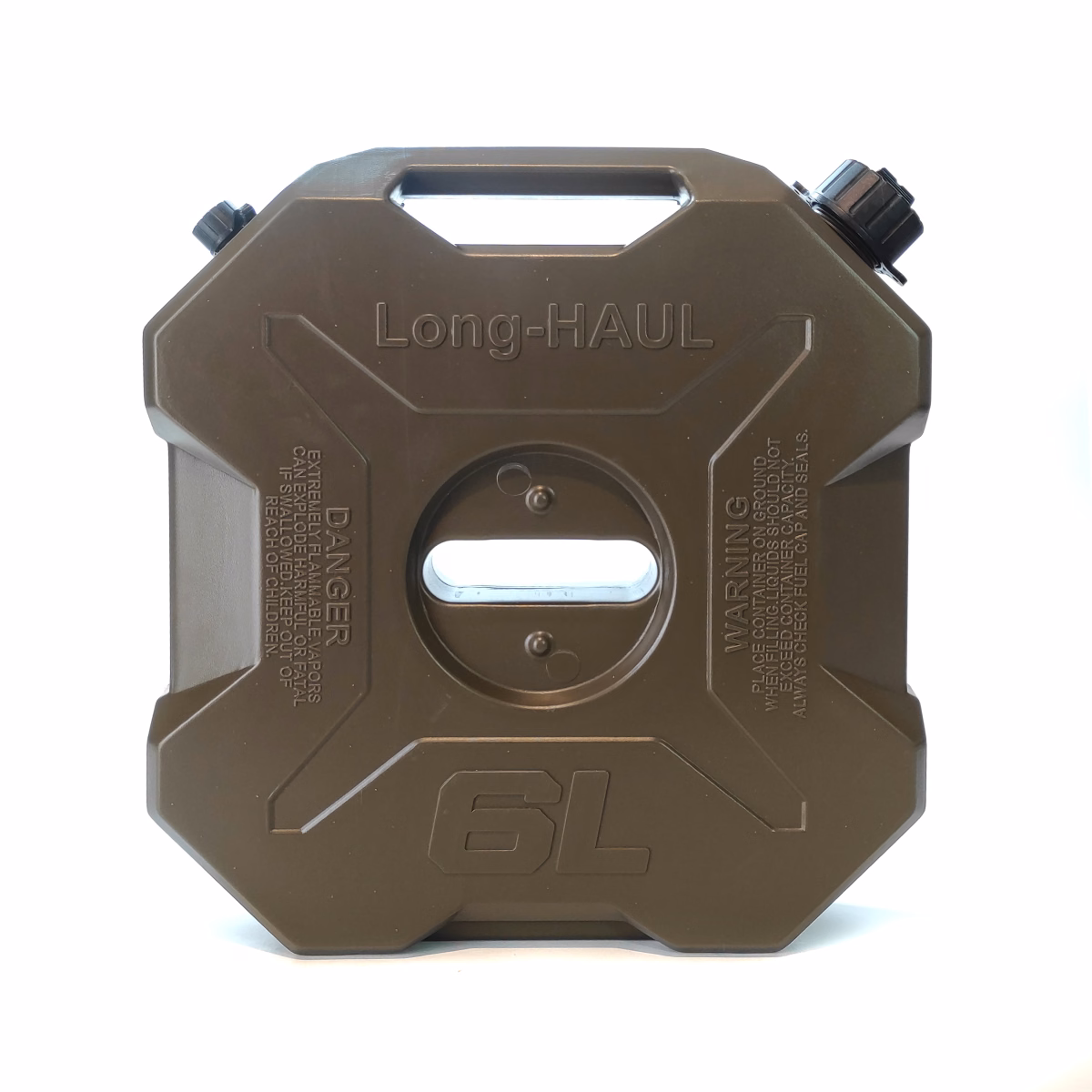 BIDON DE GASOLINA VERDE 6L CON BASE SUJETADORA (JUEGO)