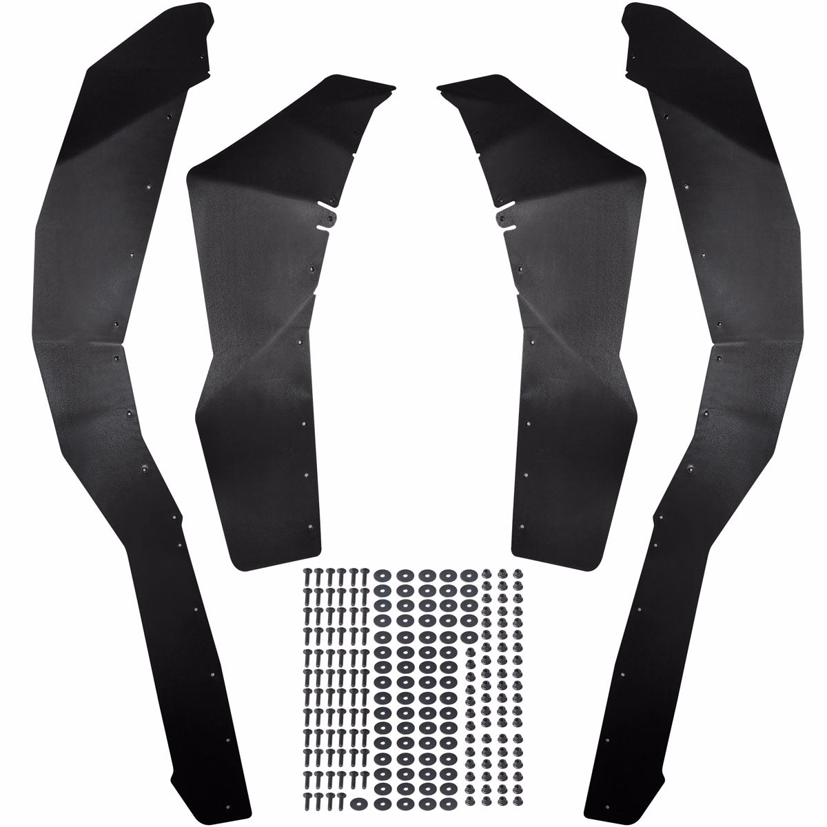 SALPICADERAS SUPER EXTENDIDAS CANTONERAS P/ X3 (JUEGO)