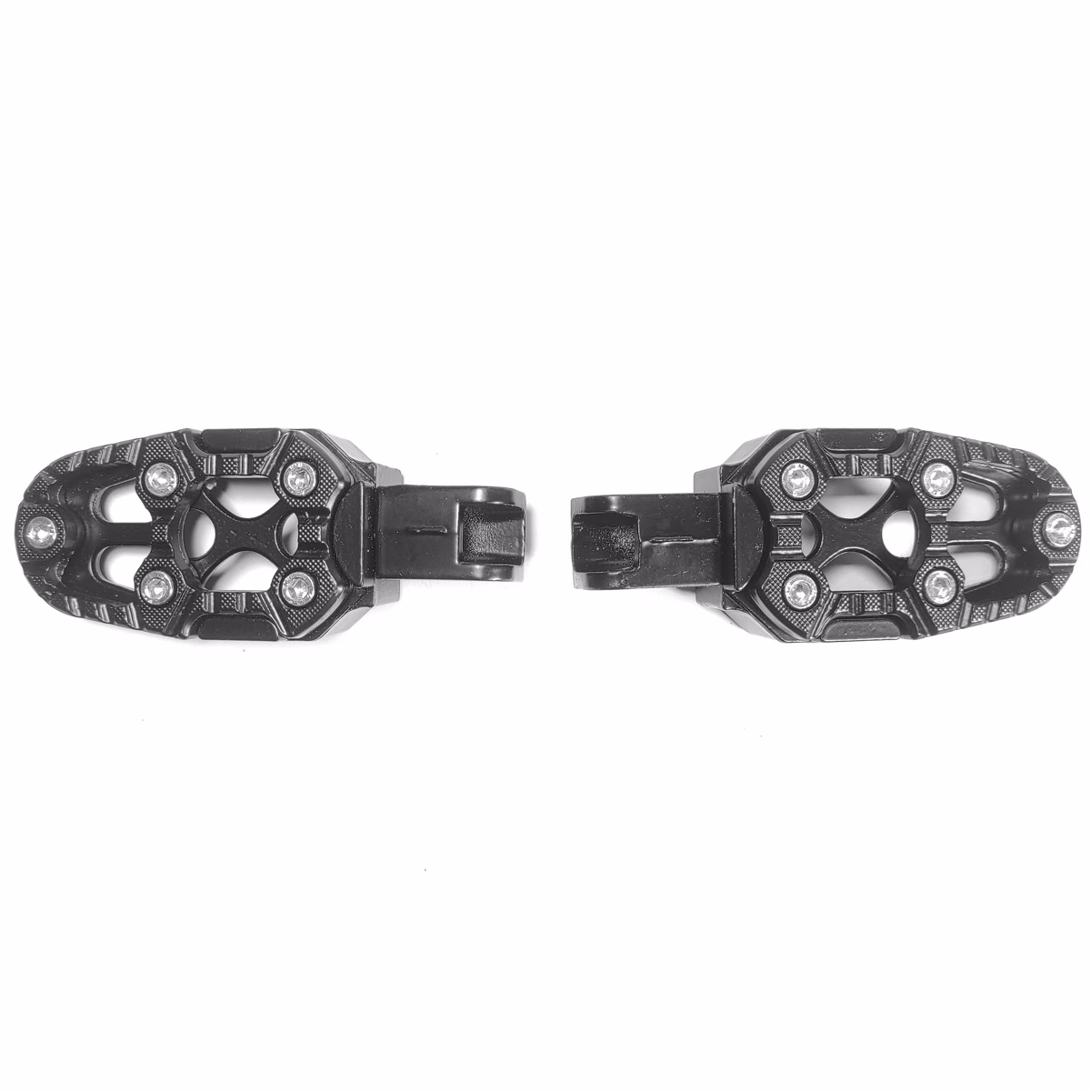 POSAPIE ALUMINIO UNIVERSAL NEGROS (JUEGO)