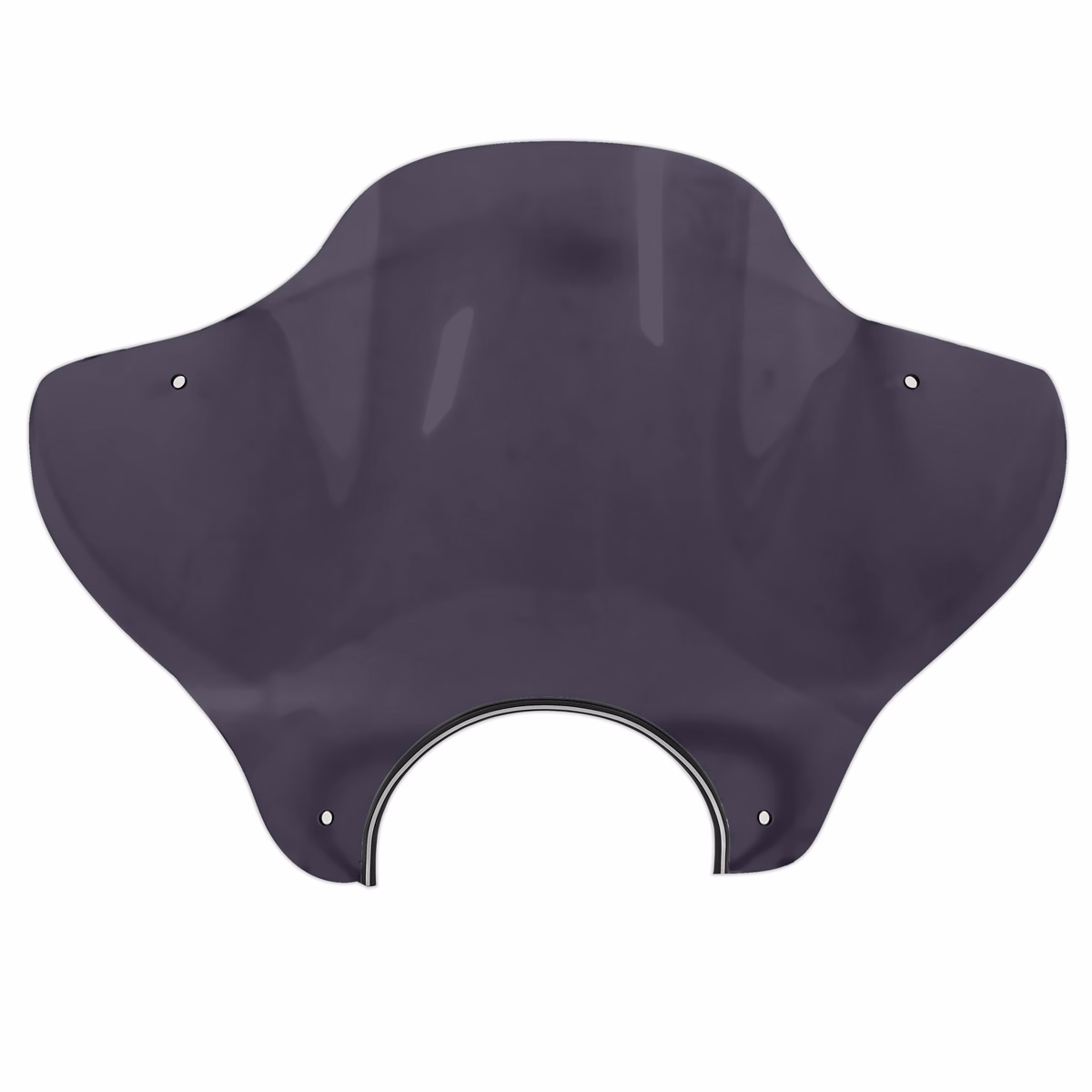 PARABRISAS UNIVERSAL NEGRO OM-WNSLD-703 PARA TIPO CRUISERS (JUEGO)