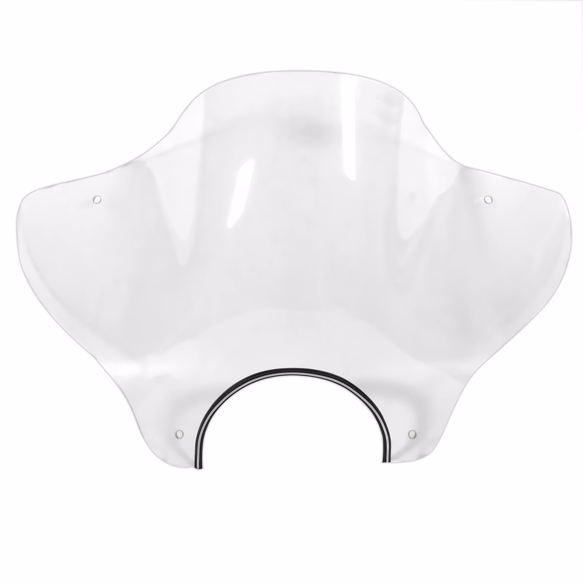 PARABRISAS UNIVERSAL TRANSPARENTE OM-WNSLD-703 PARA TIPO CRUISERS (JUEGO)