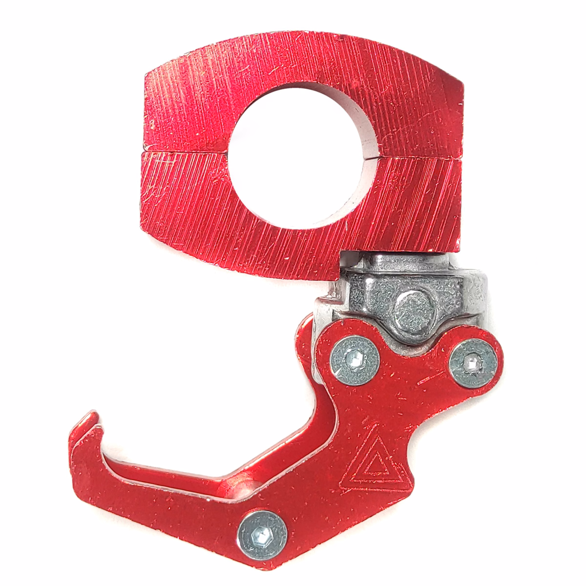 SOPORTE GANCHO PARA CASCO UNIVERSAL ROJO