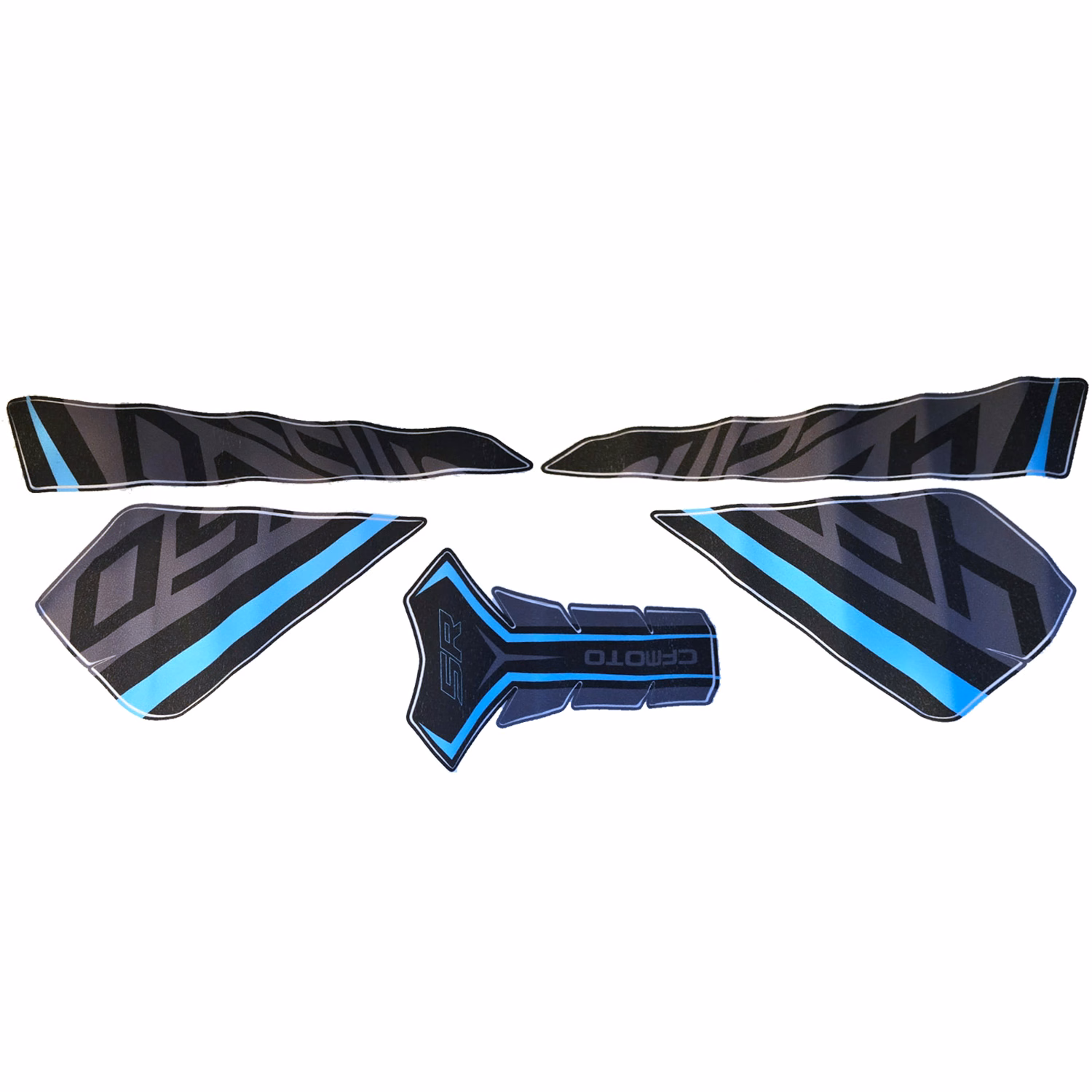 PROTECTOR TANQUE AZUL/ NEGRO P/ 450SR '22-'23 (JUEGO)