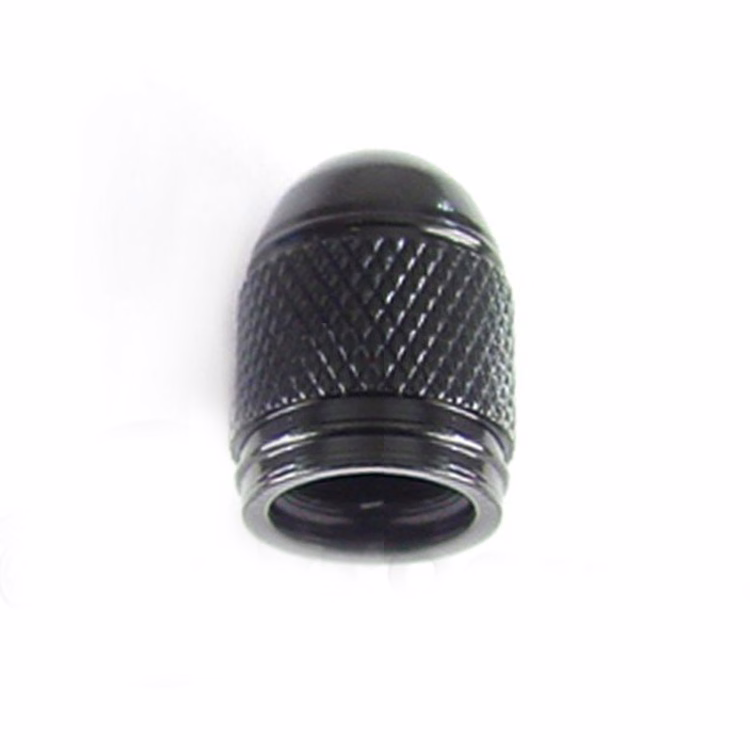 TAPON VALVULA ALUMINIO NEGRO G-01 (PRECIO POR PAR) (VENTA MINIMA 10 PARES)