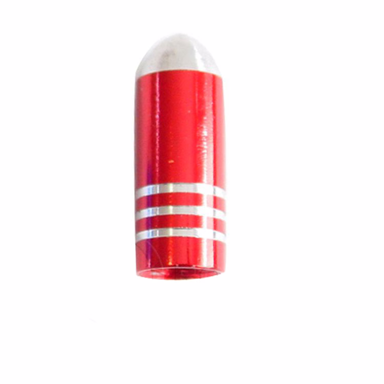 TAPON VALVULA ALUMINIO ROJO G-011 (PRECIO POR PAR) (VENTA MINIMA 10 PARES)
