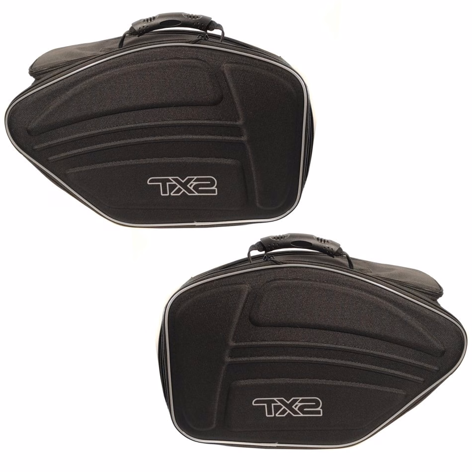 MALETAS LATERALES NEGRAS IMPERMEABLES TECHX2 40L JS21 (PAR)