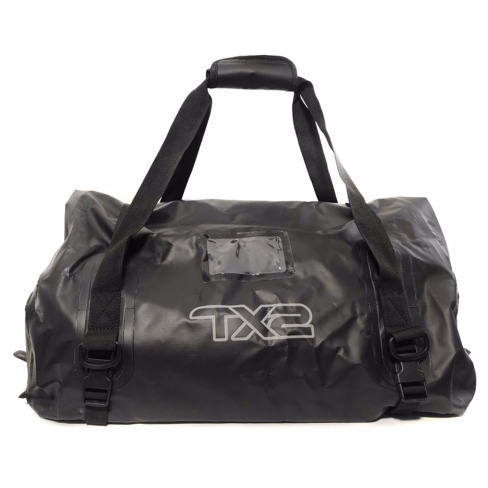 MALETA IMPERMEABLE TECHX2 MOD. DR42 NEGRA 60L (VALVULA DE VENTILACION)