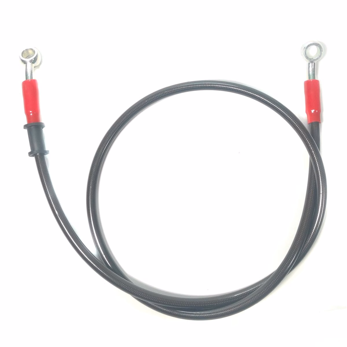 MANGUERA FRENO UNIVERSAL 1M NEGRA/ROJO
