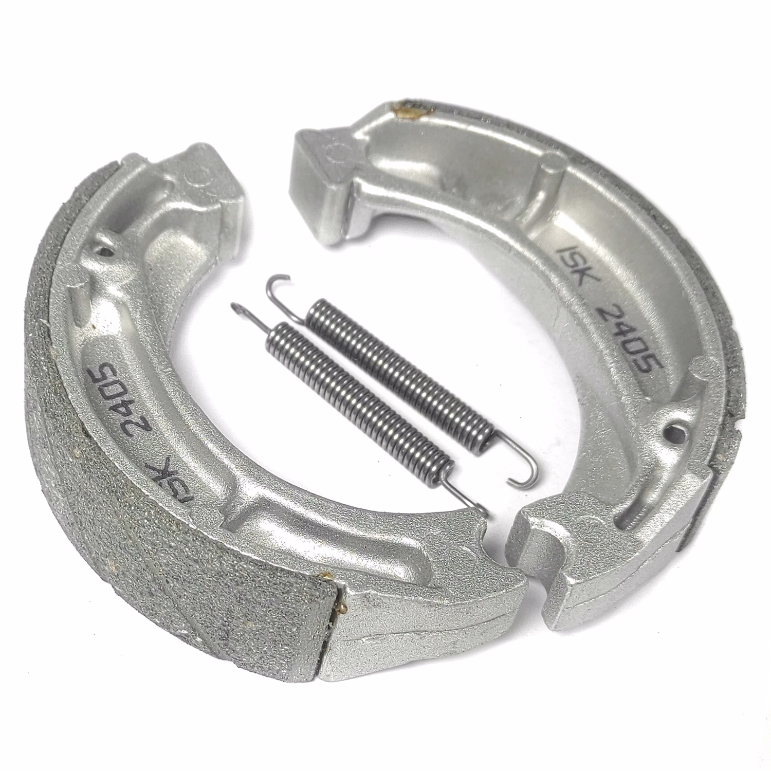 BALATAS ISK TRASERA/DELANTERA C/RESORTES P/ C-90 STR/CG-125, P/ CB1, P/ XR-125 L  (RESORTE CRUZADO) (JUEGO) TWN