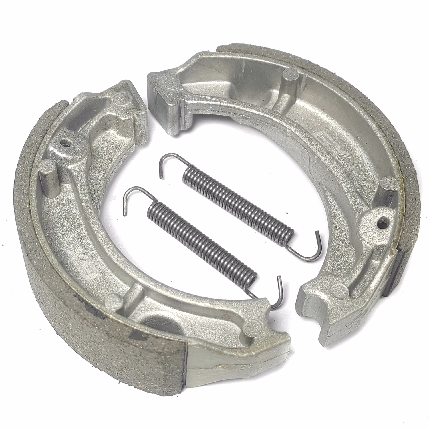 BALATAS TRASERAS/DELANTERAS C/ RESORTES P/ CT-125, P/ C-90, P/ XR-150L (JUEGO)
