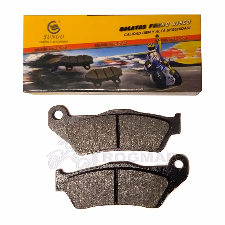 BALATAS SUNGO FRENO DISCO P/ NXR-150 BROS, P/ FZ-16 (JUEGO)