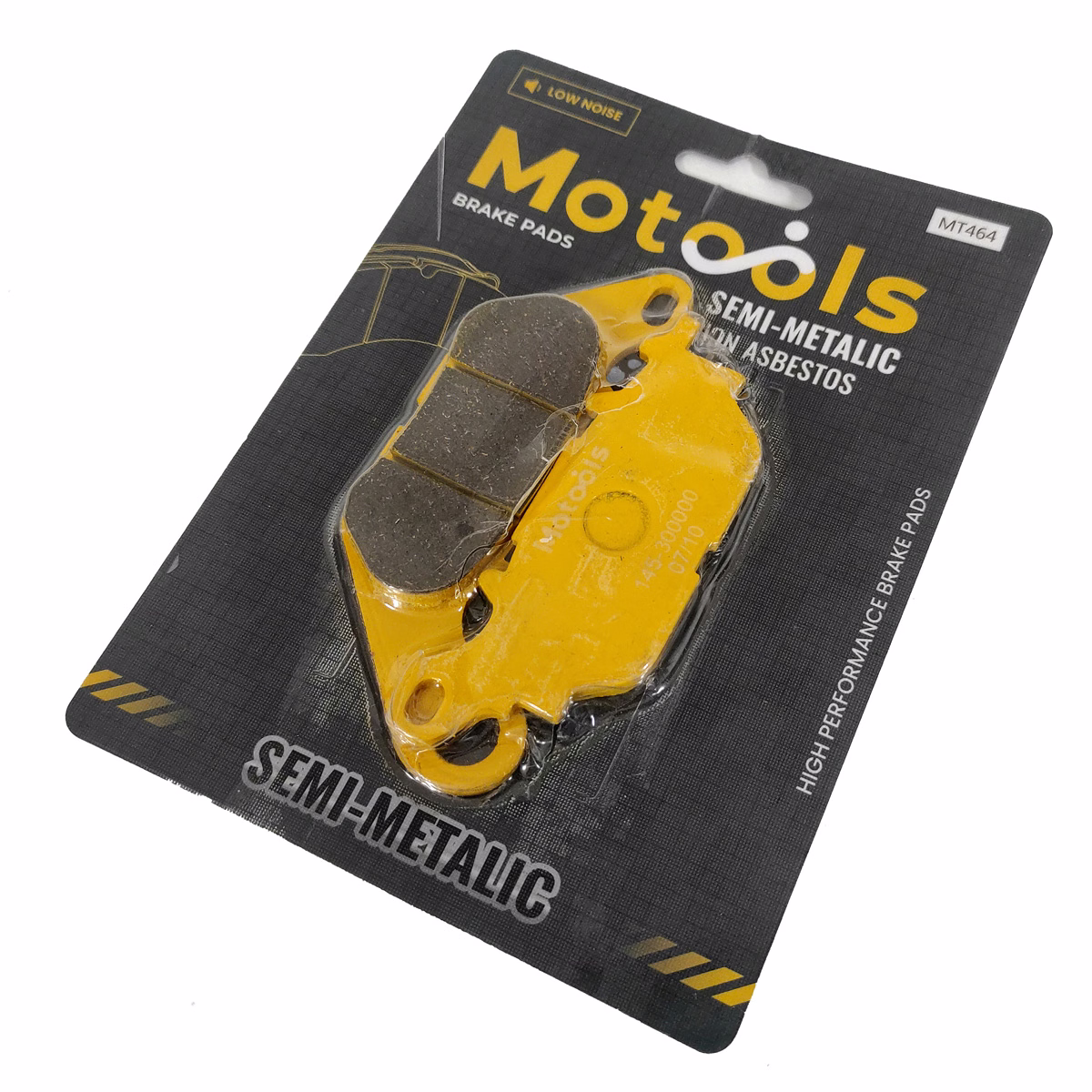 BALATAS DISCO DELANTERAS MOTOOLS (464) P/ YBR-125 EGS, P/ YBR-125 R, P/ R15, P/ YBR-250, P/ CRYPTON-110, P/ CYGNUS 125, P/ FINO 115 (JUEGO)