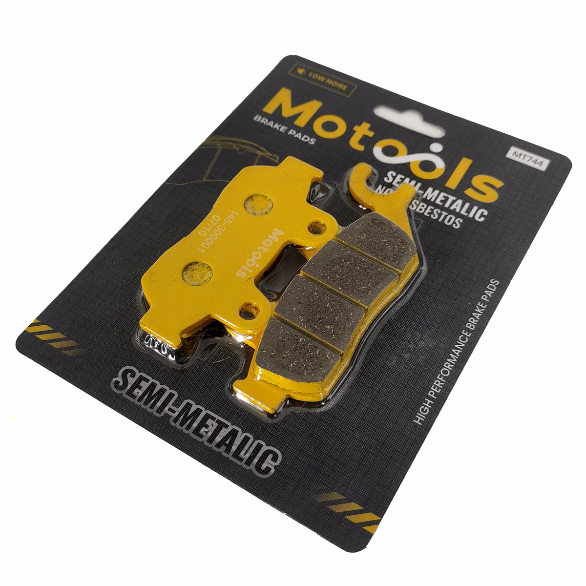 BALATAS DISCO DELANTERAS MOTOOLS (744) P/ GL-150, P/ P/ CB190, P/ CB190R, P/ CB-125 TWISTER, P/ STORM 125 (JUEGO)