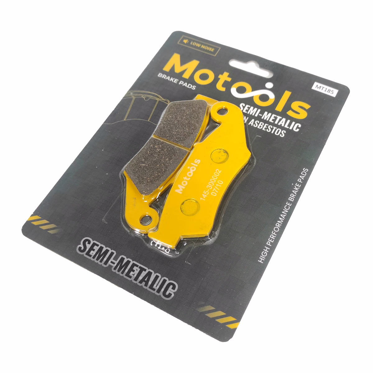 BALATAS DISCO DELANTERAS MOTOOLS (185) P/ NXR-125/150 BROS, P/ XR-150L, P/ XR-125, P/ XR250, P/ CRF 125F, P/ CRF 150F, P/ XR250, P/ XR400, P/ DRZ-250, P/ DR650, P/ DR350, P/ RM, RMX 250, P/ YZ125, P/ YZ250, P/ YZ400 (JUEGO)