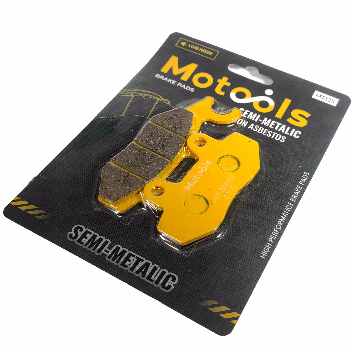 BALATAS DISCO DELANTERAS MOTOOLS (135) P/ DM-150, P/ DM-200 SPORT, P/ VORT-X 250, P/ DM250, P/ DM-150 SPORT, P/ RM150 ROJA, P/ 250SZ, P/ DM200, P/ VORT-X 200 (JUEGO)