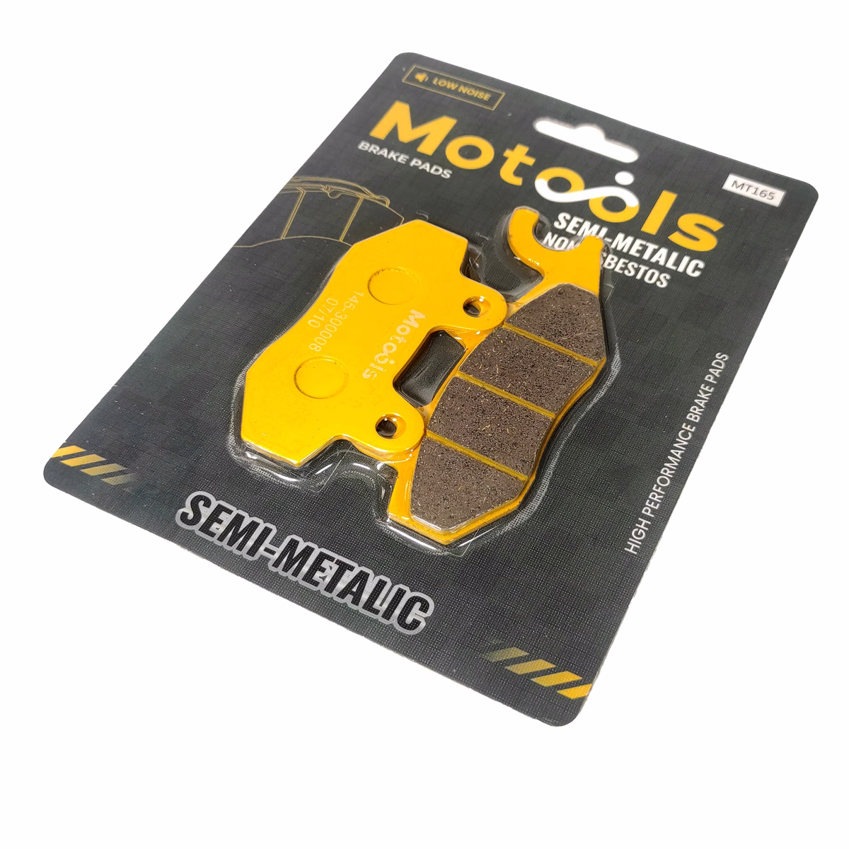 BALATAS DISCO DELANTERAS MOTOOLS (165) P/ FT-150, P/ 170Z, P/ 150Z, P/ RT200, P/ RT-250, P/ FT200, P/ DM300, P/ DM250, P/ AT110 SPORT, P/ 150DZ, P/ 250Z, P/ VORT-X 300, P/ 200Z, P/ FT150 GT (JUEGO)