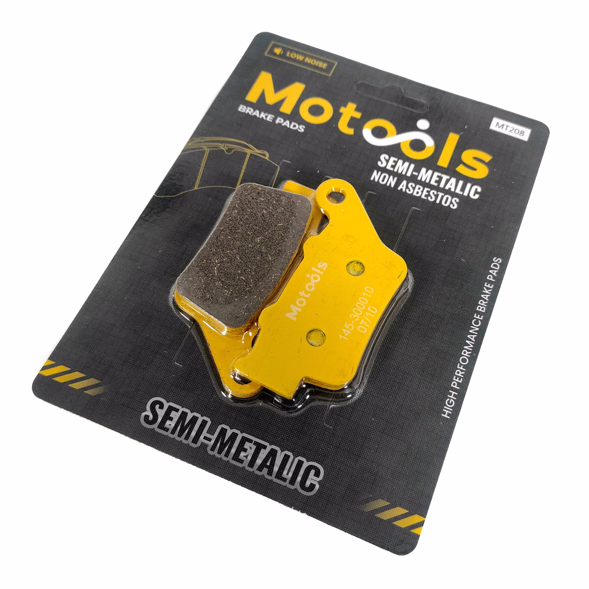 BALATAS DISCO TRASERAS MOTOOLS (208) P/ NS200, P/ DOMINAR 400, P/ AS200, P/ RS200, P/ AS200, P/ DOMINAR 250, P/ 180UG, P/ BMW G310, P/ G310 GS (JUEGO)