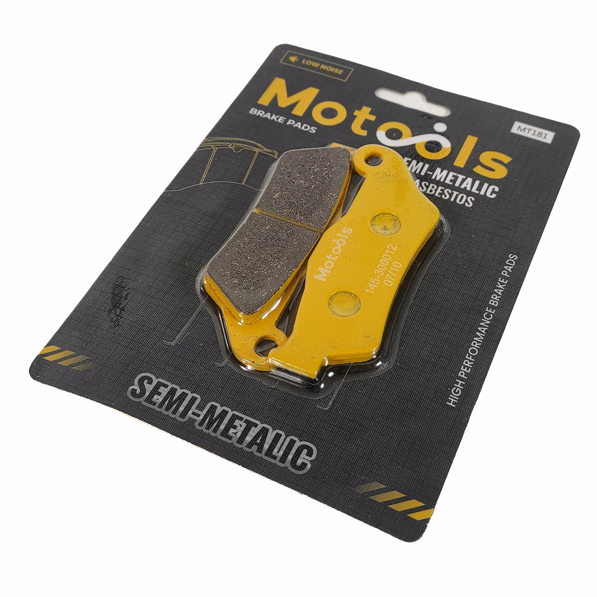 BALATAS DISCO DELANTERAS MOTOOLS (181) P/ NS200, P/ NS160, P/ AS200, P/ RS200, P/ AVENGER 220, P/ FZ16, P/ DOMINAR 400 (JUEGO)