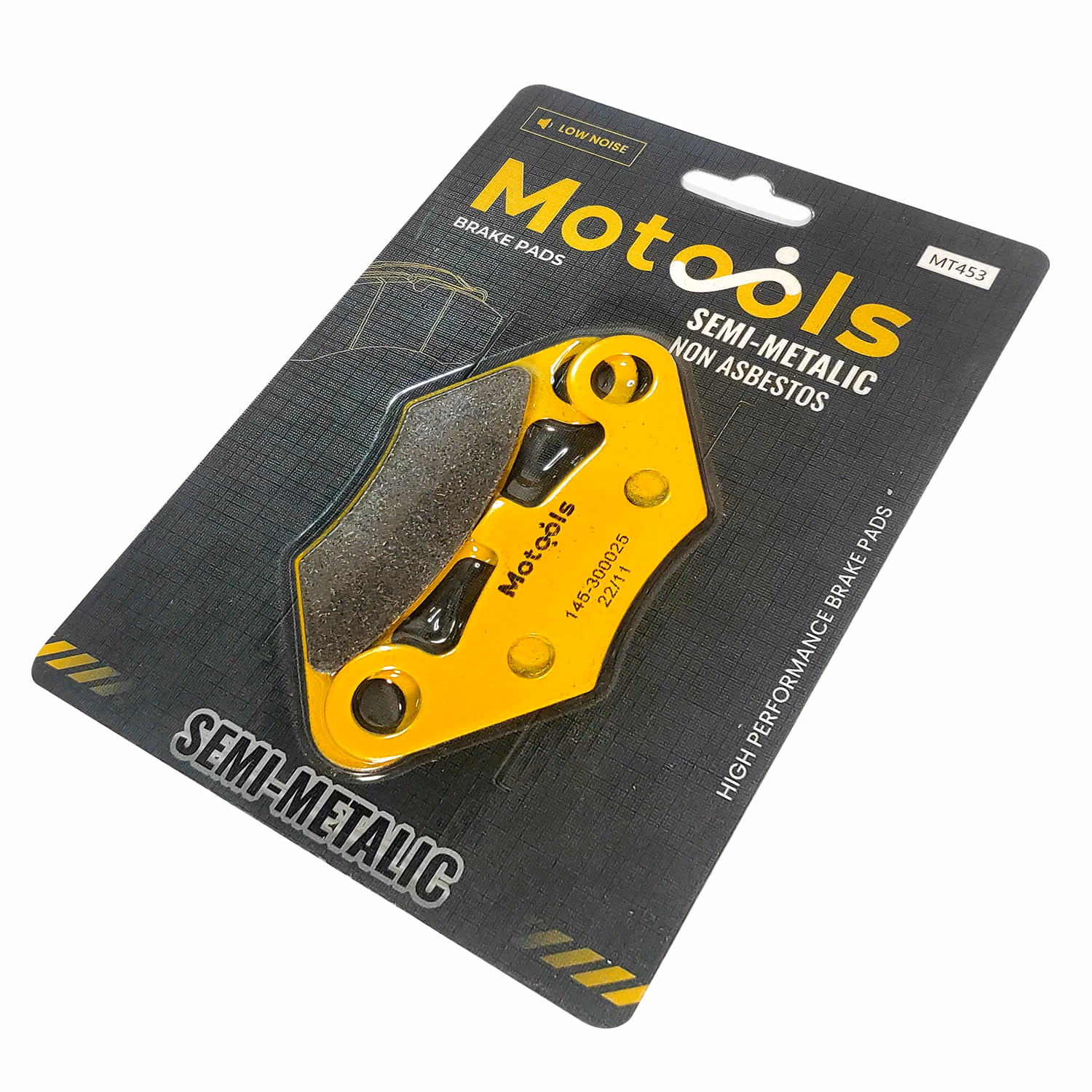 BALATAS DISCO TRASERAS MOTOOLS (453) P/ REPTILE 200, REPTILE 150 XT, P/ REPTILE 150 TREK, P/ RHINO 150, P/ CF MOTO CF500 (JUEGO)