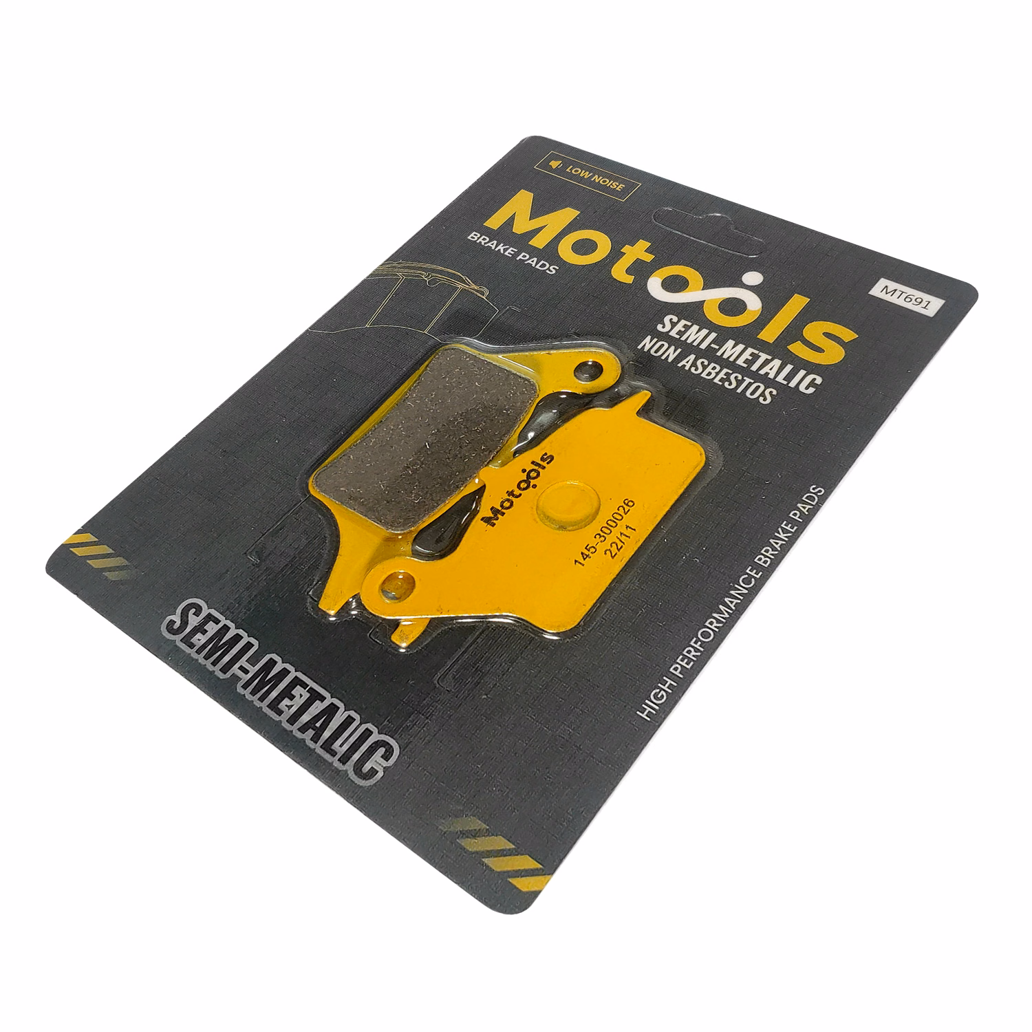 BALATAS DISCO TRASERAS MOTOOLS (691) P/ CROSSMAX 250 '20-'24, P/ CROSSMAX 250 PLUS Y PRO '20-'24, P/ CROSSMAX 300 '24-'25 (JUEGO)