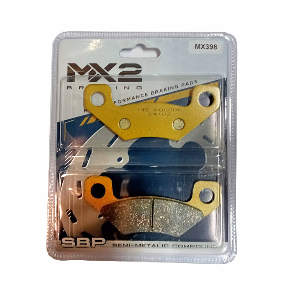 BALATAS DISCO MX2 MX-F220C SBP (398) P/ DS-450 '08-'10 TRAS.