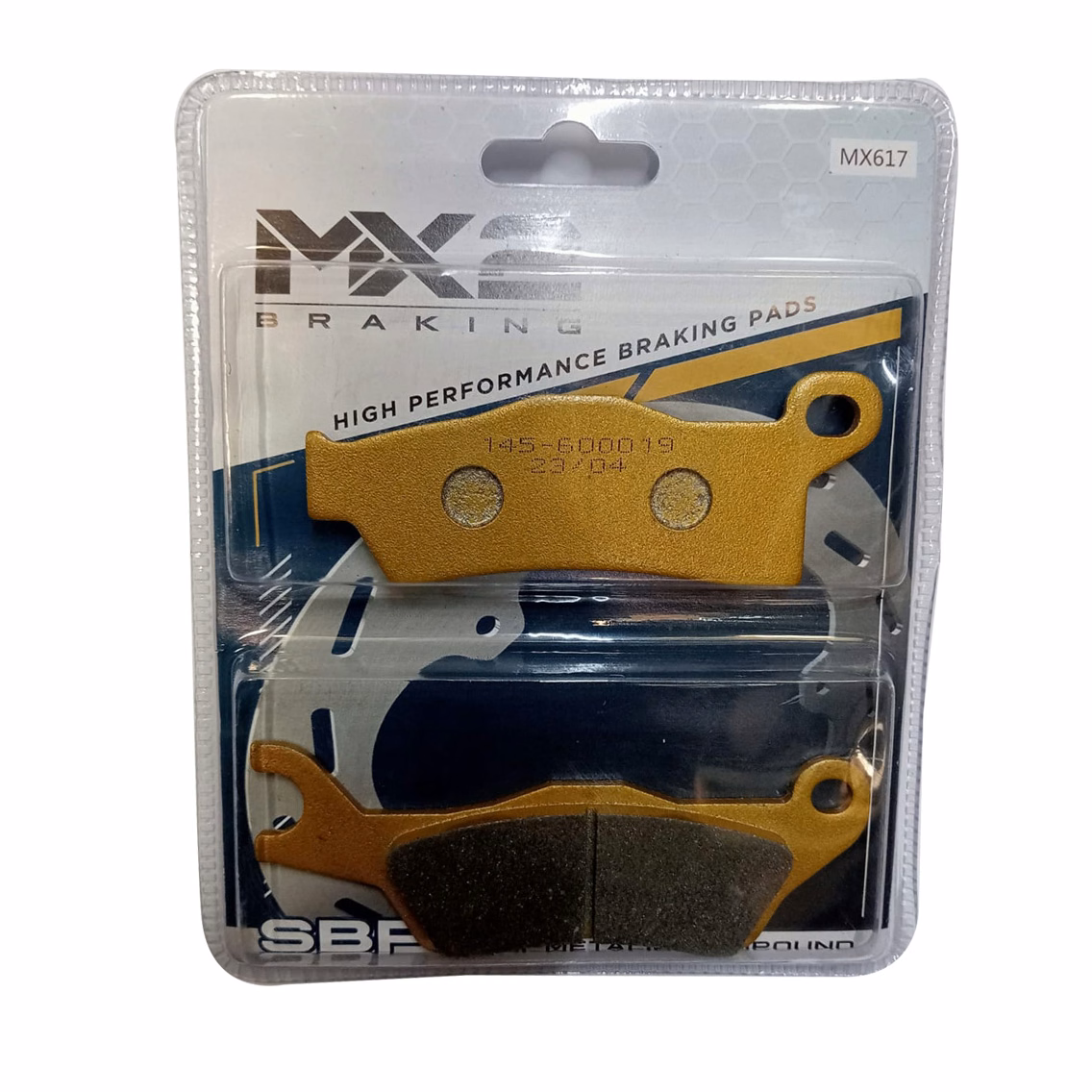 BALATAS DISCO MX2 MX-F179 SBP (617) P/ OUTLANDER 800 '12, P/ OUTLANDER 800 '12 DEL. IZQ.