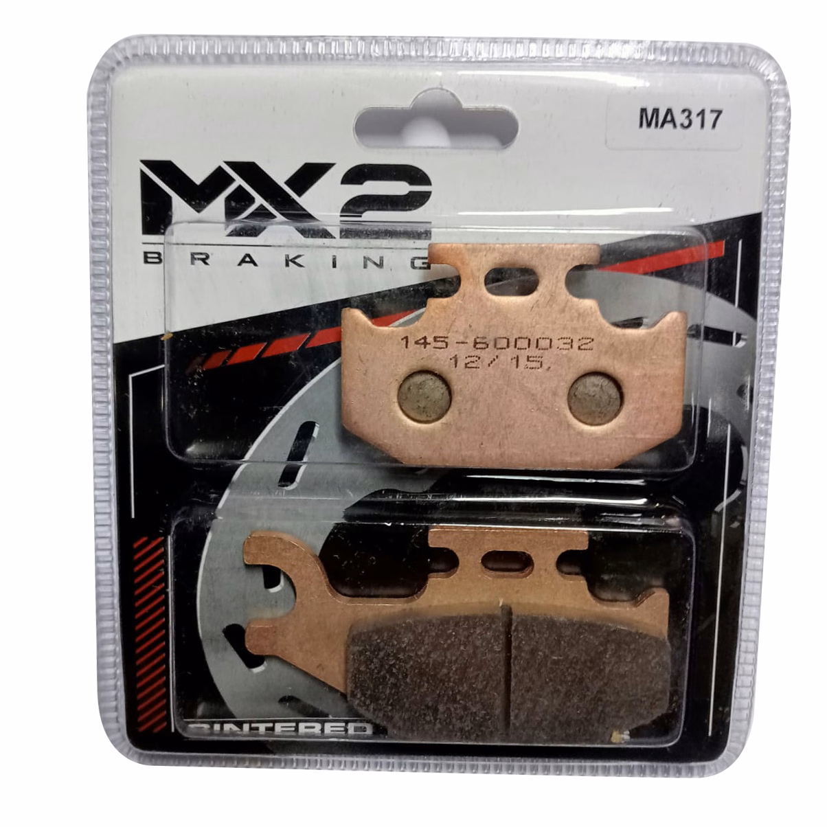 BALATAS DISCO MX2 MX-F101 SNT (317) P/ OUTLANDER-330 '04-'05, P/ OUTLANDER-650/650 MAX/800/800 MAX '07