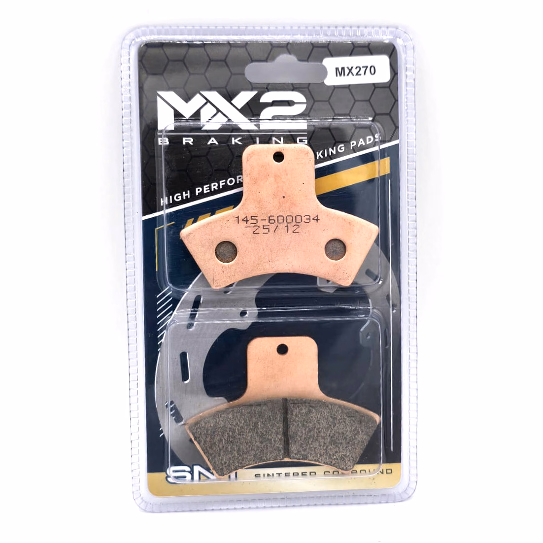BALATAS DISCO MX2 MX-F066 SNT (270) P/ POLARIS-325 2X4/4X4 '00-01, P/ MAGNUM-500 4X4 '99-'01