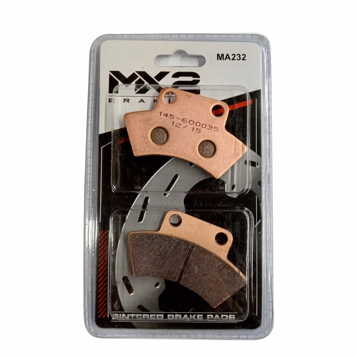 BALATAS DISCO MX2 MX-F045 SNT (232) P/ TODOS LOS POLARIS FRENO DISCO '96-'07 TRAS.