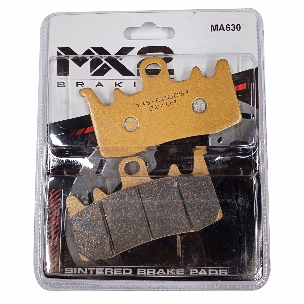 BALATAS DISCO MX2 MX-F250 SBP (630) P/ GS 1200R '13-'15 DEL., P/ 1200 R RT '14-'15, P/ F800R '15 DEL., P/ MONSTER 821 '15