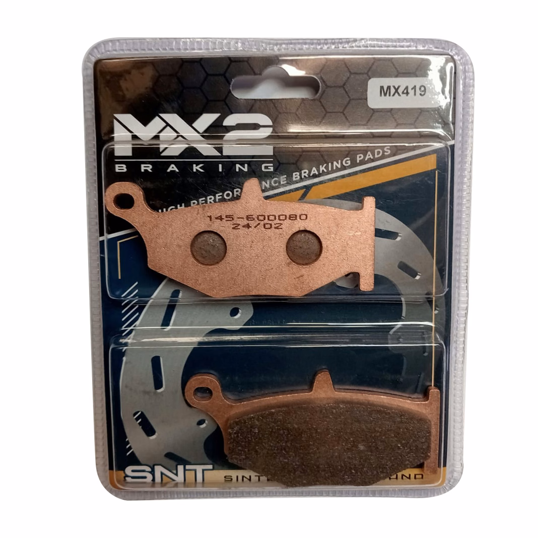 BALATAS DISCO MX2 MX-F022 SNT (419) P/ GSR-400K6 '06, P GSXR-600K6/K7 '06-'07, P/ GSXR-1000 K7 '07 DEL.