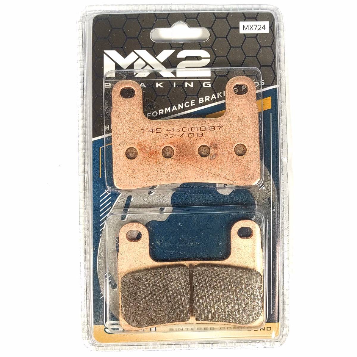 BALATAS DISCO MX2 MX-F330 SNT (724) P/ VARIAS R 1250 GS '18-'22 DEL.