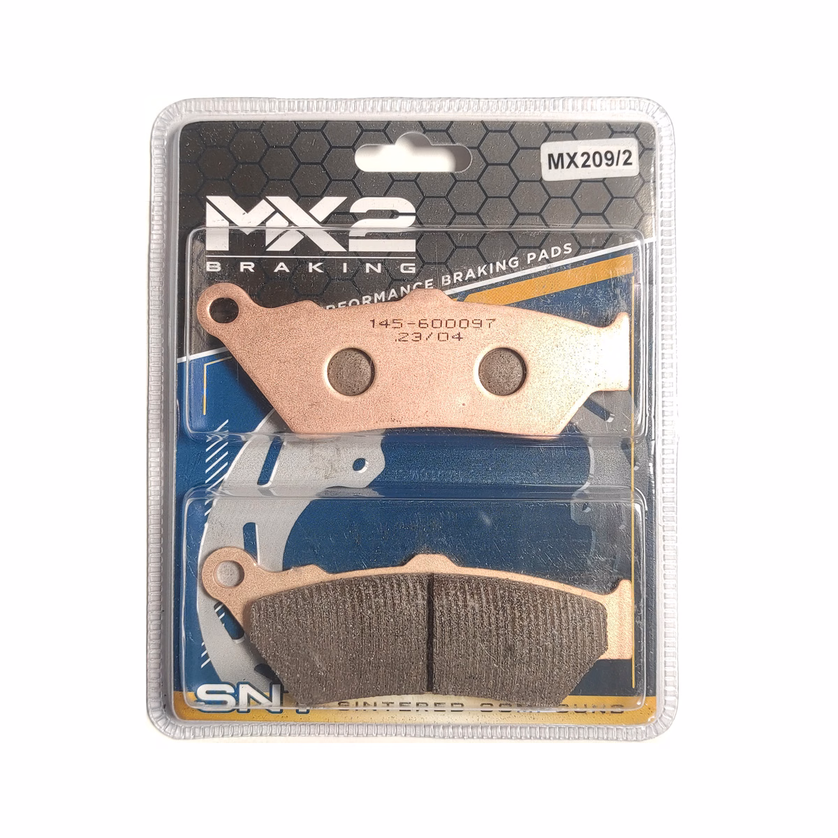 BALATAS DISCO MX2 MX-F126 SNT (209/2) P/ F650ST '93-'03, P/ F650GS DAKARGS '99-'06