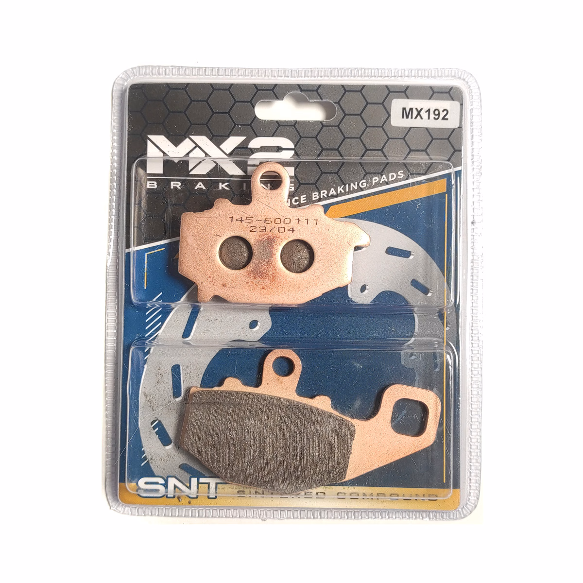 BALATAS DISCO MX2 MX-F149 SNT (192) P/ ZX-600 F1/F2/F3/G1/G2 '94-'99