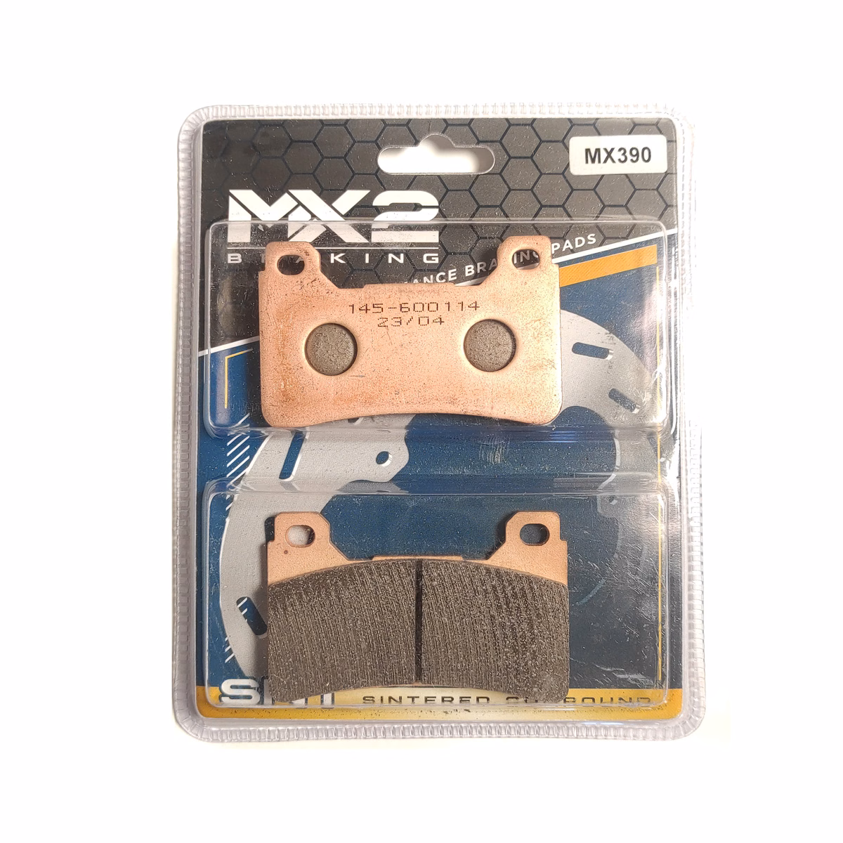 BALATAS DISCO MX2 MX-F114 SNT (390) P/ CBR-600RR '07, P/ CBR-1000RR '04-'07 DEL.