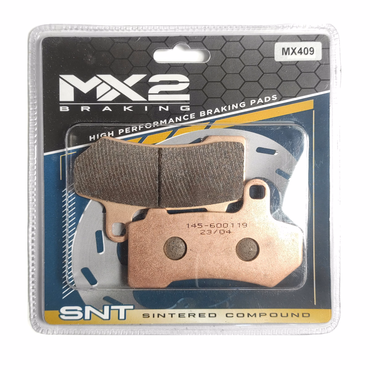 BALATAS DISCO MX2 MX-F077 SNT (409) P/ VARIAS STREET ROD '05-'07, P/ VRSCG V-ROD MUSCLE '08-'09